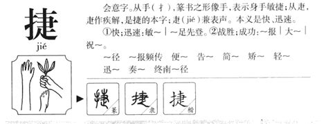 捷 五行|捷字五行属什么